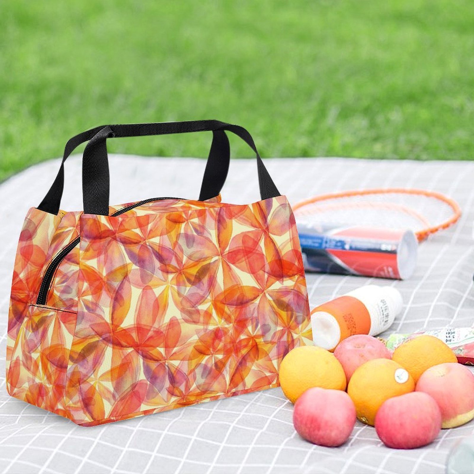 Reusable water resistant lunch bag tote for work, picnics, outdoor, traveling or shopping easy carry - Image 6