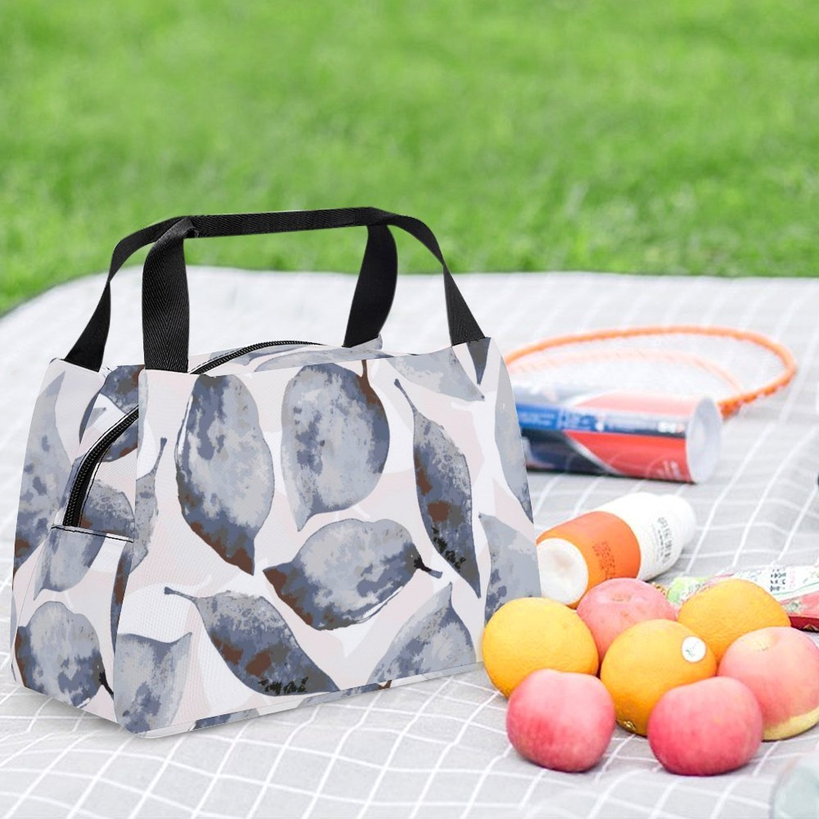 Reusable water resistant lunch bag tote for work, picnics, outdoor, traveling or shopping easy carry - Image 6