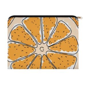Big pouch floral abstract pattern 8.9"(L) × 6.5"(W)