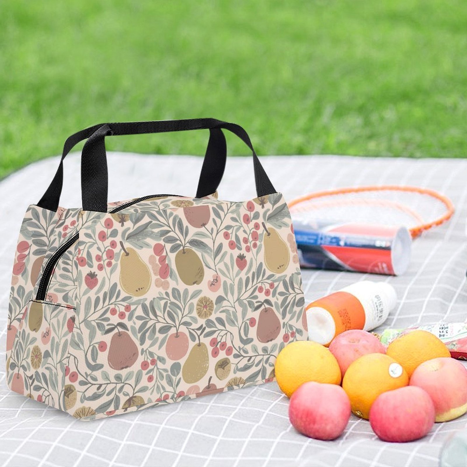Reusable water resistant lunch bag tote for work, picnics, outdoor, traveling or shopping easy carry - Image 6