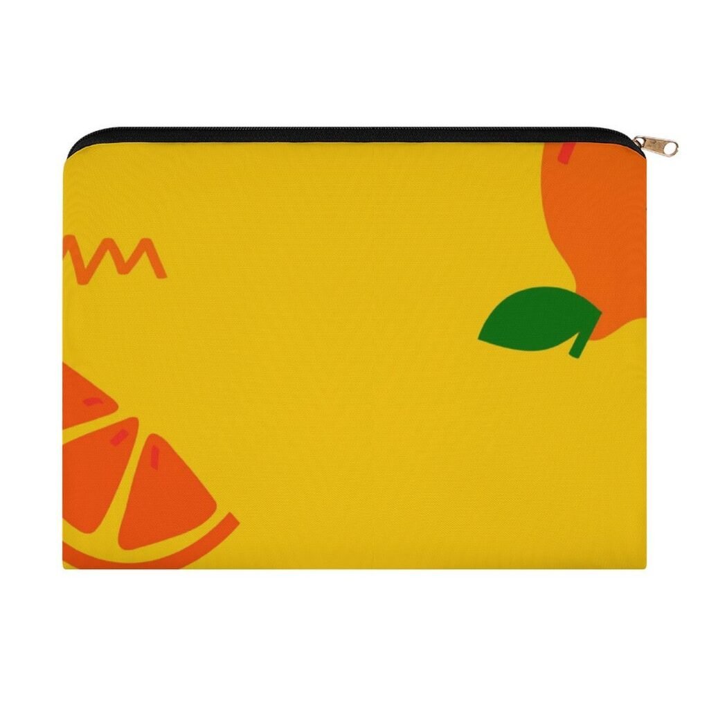 Big pouch floral abstract pattern 8.9"(L) × 6.5"(W)