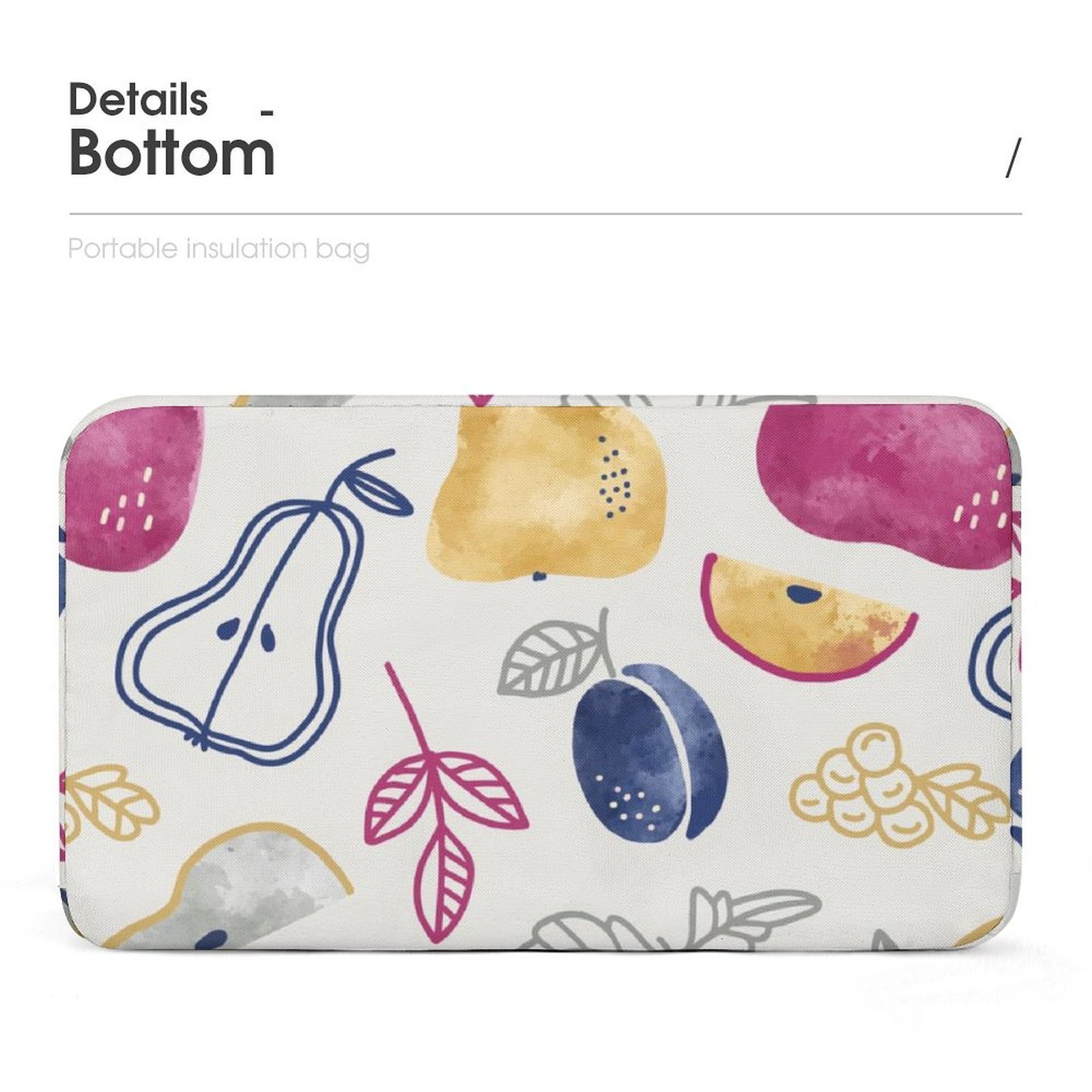 Reusable water resistant lunch bag tote for work, picnics, outdoor, traveling or shopping easy carry - Image 5