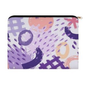 Big pouch floral abstract pattern 8.9"(L) × 6.5"(W)