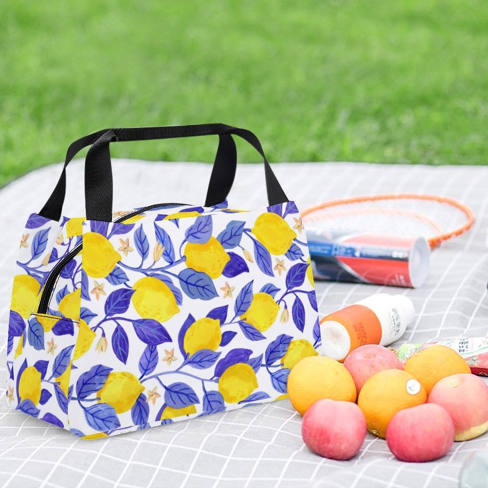 Reusable water resistant lunch bag tote for work, picnics, outdoor, traveling or shopping easy carry - Image 6