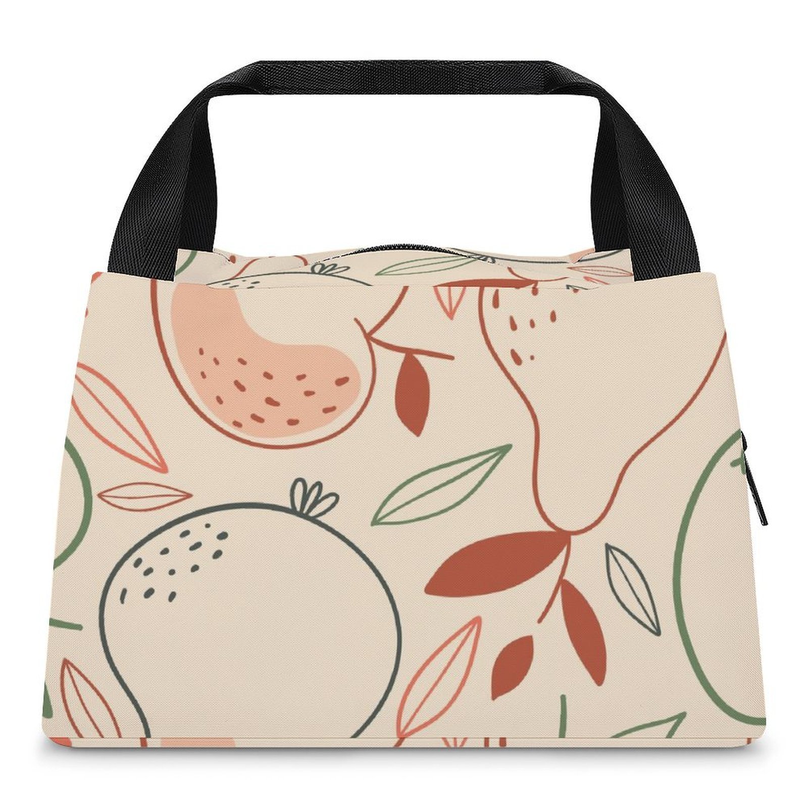 Reusable water resistant lunch bag tote for work, picnics, outdoor, traveling or shopping easy carry