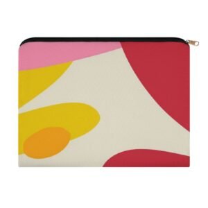 Big pouch floral abstract pattern 8.9"(L) × 6.5"(W)
