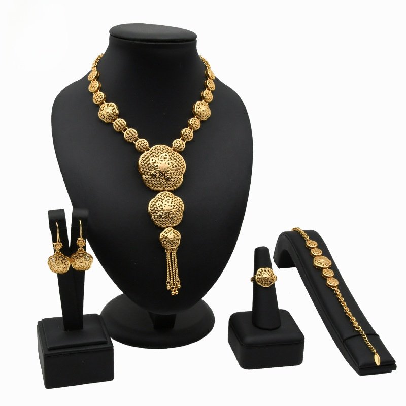 24k gold plated Jewelry: necklaces, earrings, rings, and bracelets - Image 5