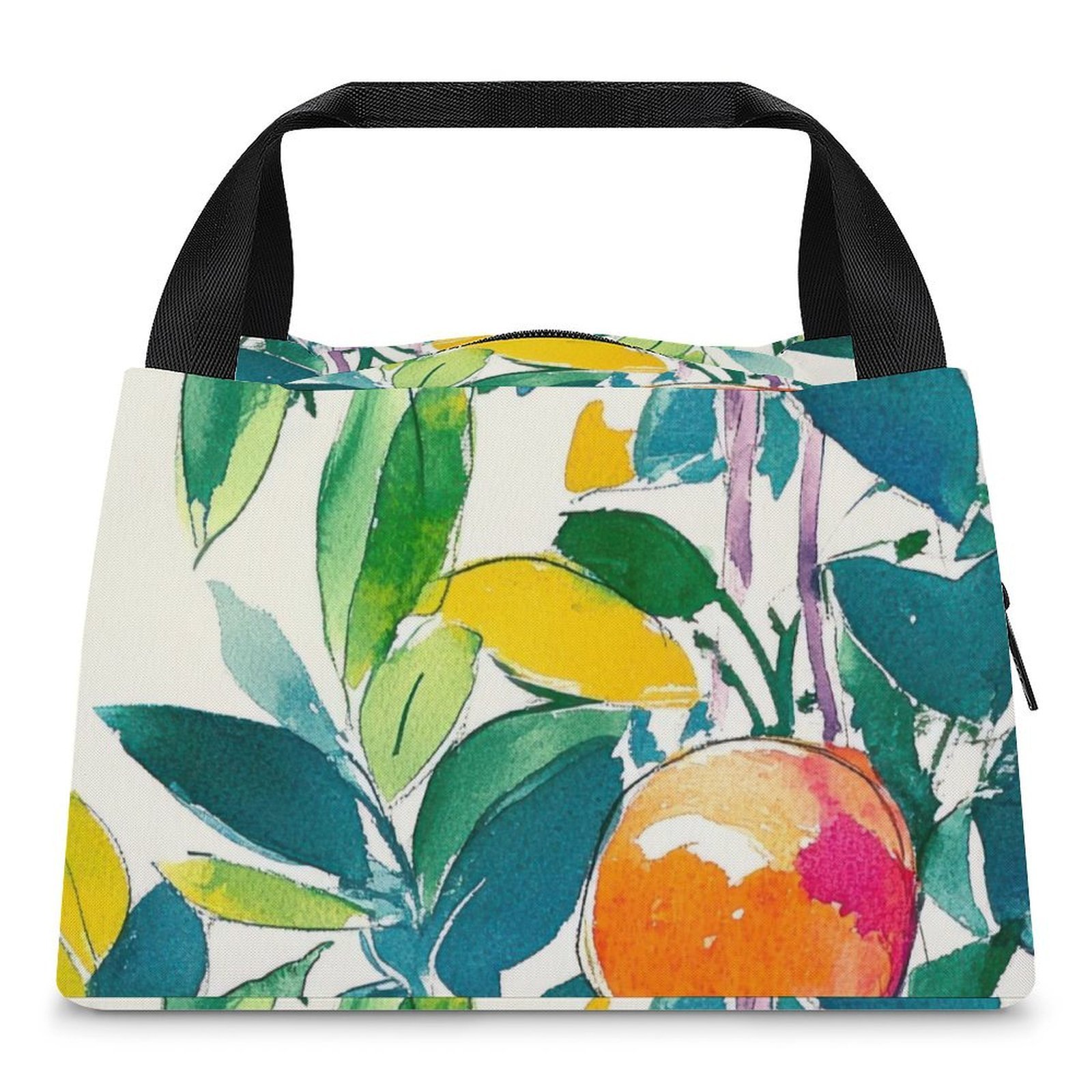 Reusable water resistant lunch bag tote for work, picnics, outdoor, traveling or shopping easy carry