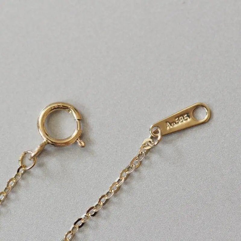 GOLDtutu Pure 14K Gold Bracelet for Female, Bare Chain, Simple Plain Chain, Fine and Light Gold, ok1018 GOLDtutu Pure 14K Gold Bracelet for Female, Bare Chain, Simple Plain Chain, Fine and Light Gold, ok1018