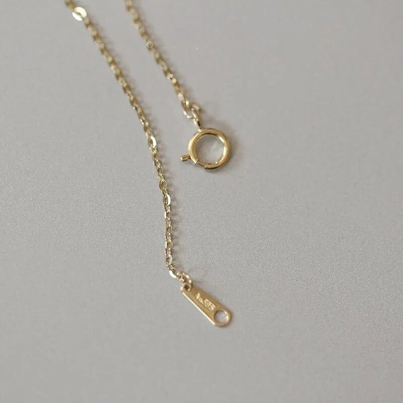 GOLDtutu Pure 14K Gold Bracelet for Female, Bare Chain, Simple Plain Chain, Fine and Light Gold, ok1018 GOLDtutu Pure 14K Gold Bracelet for Female, Bare Chain, Simple Plain Chain, Fine and Light Gold, ok1018