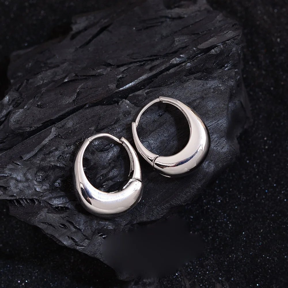925 Sterling Silver Earrings For Women Trendy Simple Retro Flower Earring Jewelry Prevent Allergy Party Christmas Accessories