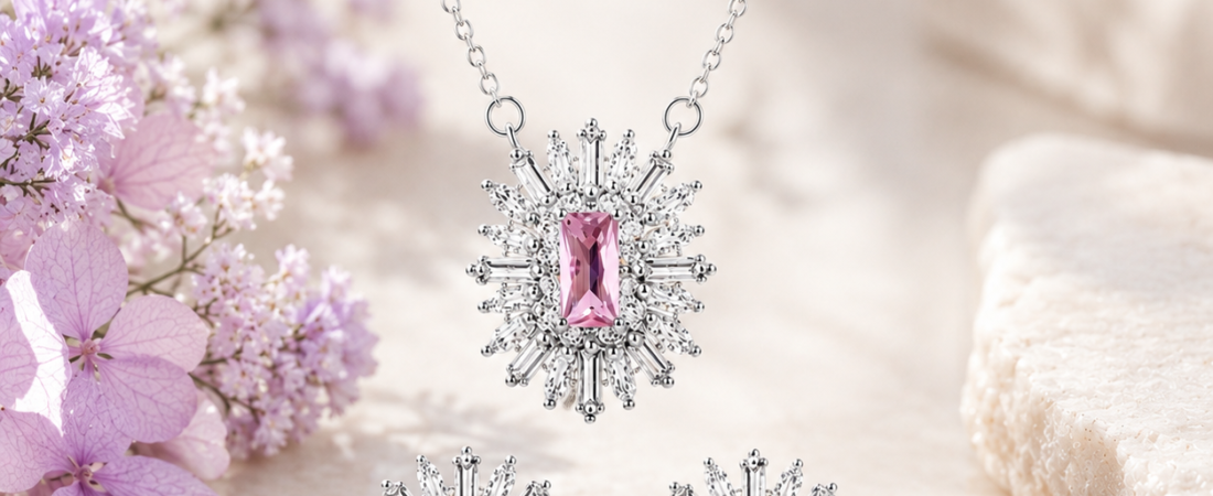 Zircon Sterling Silver Necklace and Earrings Set Review