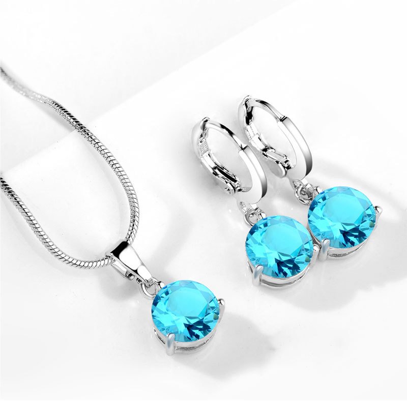 Water drop design jewelry set - Image 9