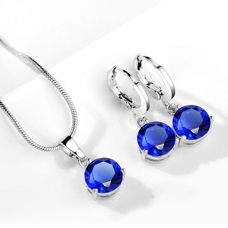 Water drop design jewelry set - Image 7