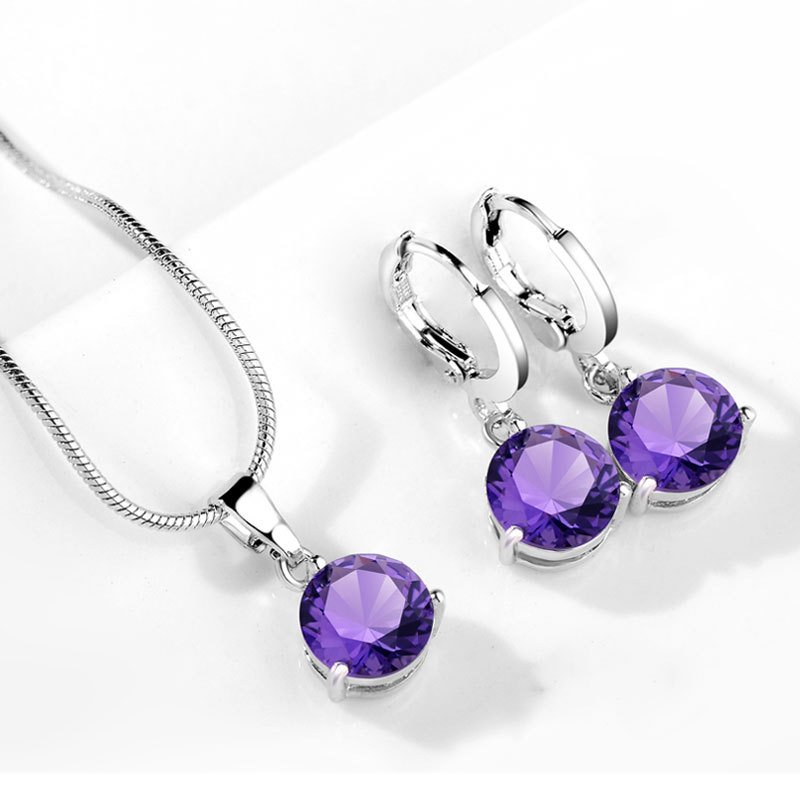 Water drop design jewelry set - Image 8