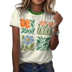 all flowers All-Over Print Women's Cotton T-Shirt