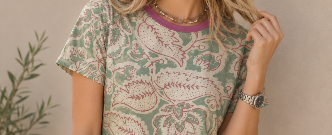 Comfortable and Stylish Cotton Tees with Unique Indian Prints for Everyday Wear
