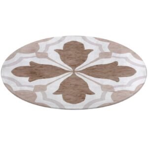 Designer Area Rug Circular Carpet multicolor
