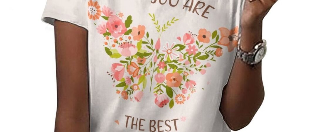 tshirt  with quotations -You Are the Best- in pure cotton vs tshirt  with quotations – Beauty Is All  Around- in pure cotton