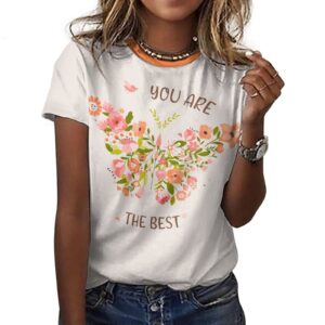 tshirt  with quotations -You Are the Best- in pure cotton
