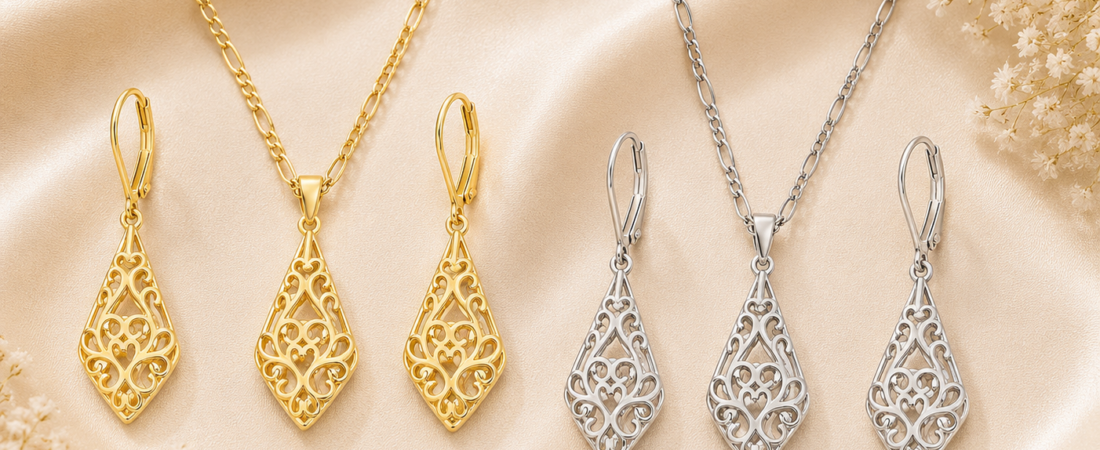 Fashion Pendant Necklace and earring set for Women Review