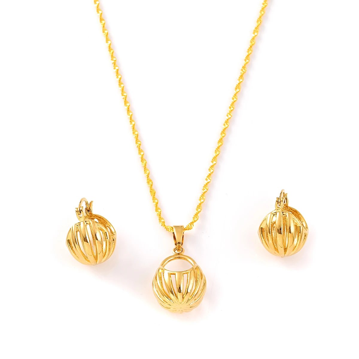 【Five Style】18k Gold Plated Africa dubai Cute Necklace pendant Earrings Wedding Birthday Party Jewelry Sets For Women Girl Gif 【Five Style】18k Gold Plated Africa dubai Cute Necklace pendant Earrings Wedding Birthday Party Jewelry Sets For Women Girl Gif