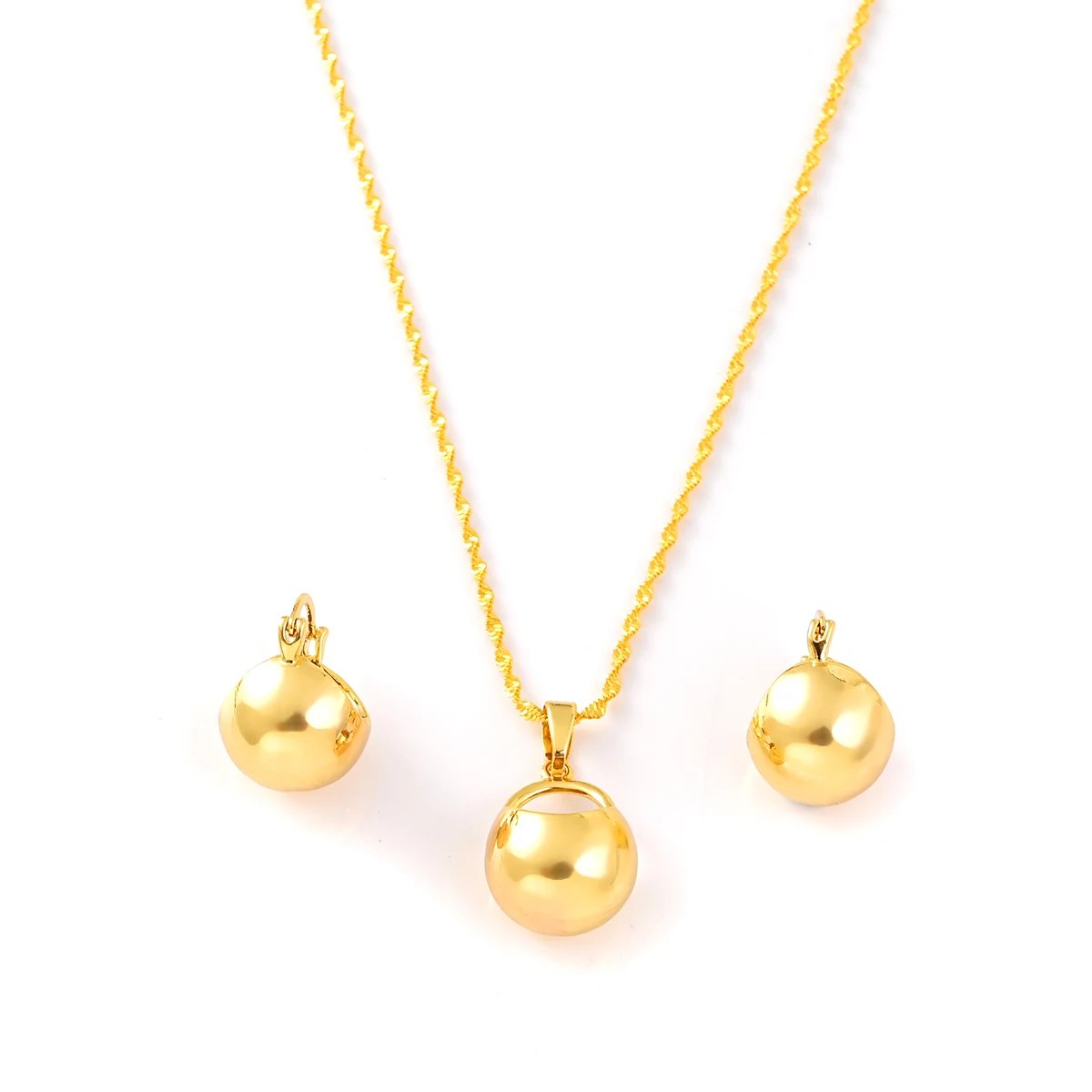 【Five Style】18k Gold Plated Africa dubai Cute Necklace pendant Earrings Wedding Birthday Party Jewelry Sets For Women Girl Gif 【Five Style】18k Gold Plated Africa dubai Cute Necklace pendant Earrings Wedding Birthday Party Jewelry Sets For Women Girl Gif