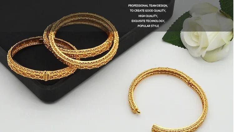 ANIID Bangles For Women Indian Jewelry Gold Color Bracelets Dubai Designer Wholesale African Brand Luxury Bracelet Moroccan ANIID Bangles For Women Indian Jewelry Gold Color Bracelets Dubai Designer Wholesale African Brand Luxury Bracelet Moroccan
