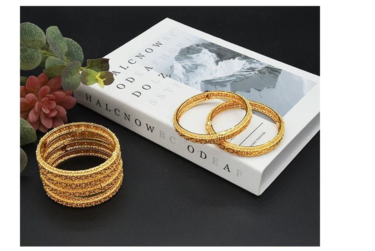 ANIID Bangles For Women Indian Jewelry Gold Color Bracelets Dubai Designer Wholesale African Brand Luxury Bracelet Moroccan ANIID Bangles For Women Indian Jewelry Gold Color Bracelets Dubai Designer Wholesale African Brand Luxury Bracelet Moroccan