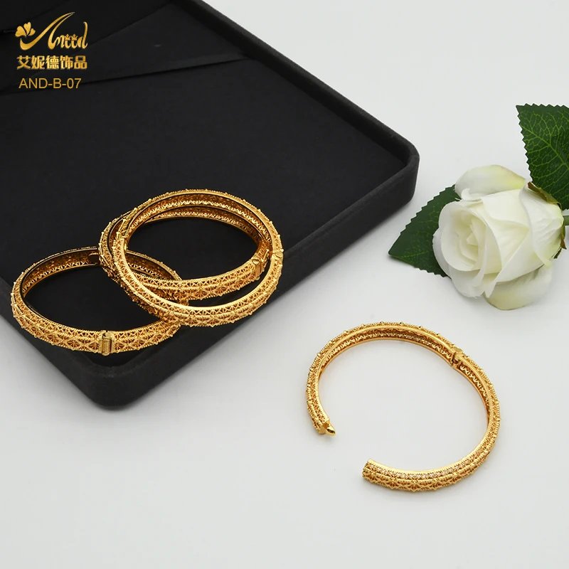 Floral design Bangles For Women Indian Jewelry Gold Color Bracelets Designer Bracelet - Image 4
