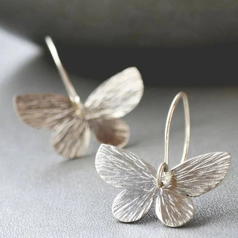 Butterfly Silver Earrings