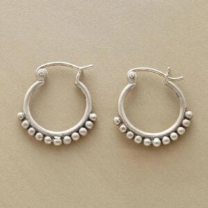 Ethnic Vintage Simple U-shaped Hoop Ball Drop Earrings Women's Geometric Party Jewelry Gift Accessories