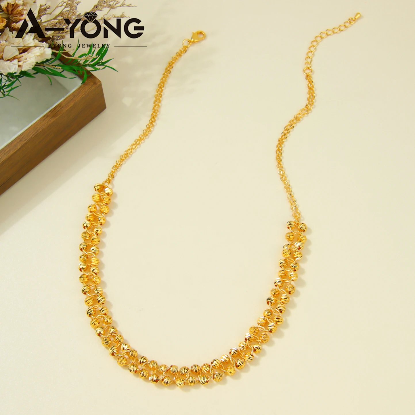 High Quality Dubai Fashion Jewelry Set 21k Gold Plated Nigeria Bridal Wedding Necklace Bracelet Earrings Arabic Exotic jewelry