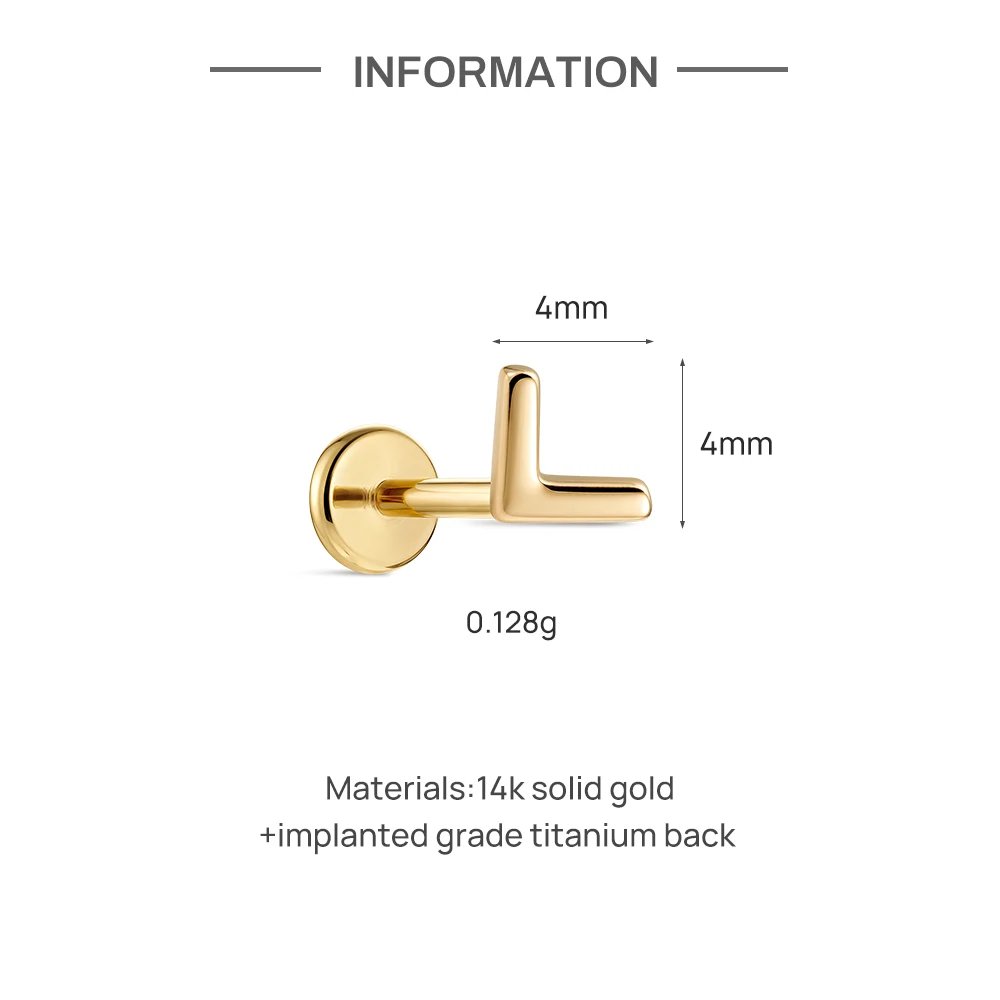 AIDE 14K Solid Gold Glossy Star/WaterDrop Pendant Piercing Earrings For Women Dainty Luxury Ear Bone Earring Anniversary Gifts