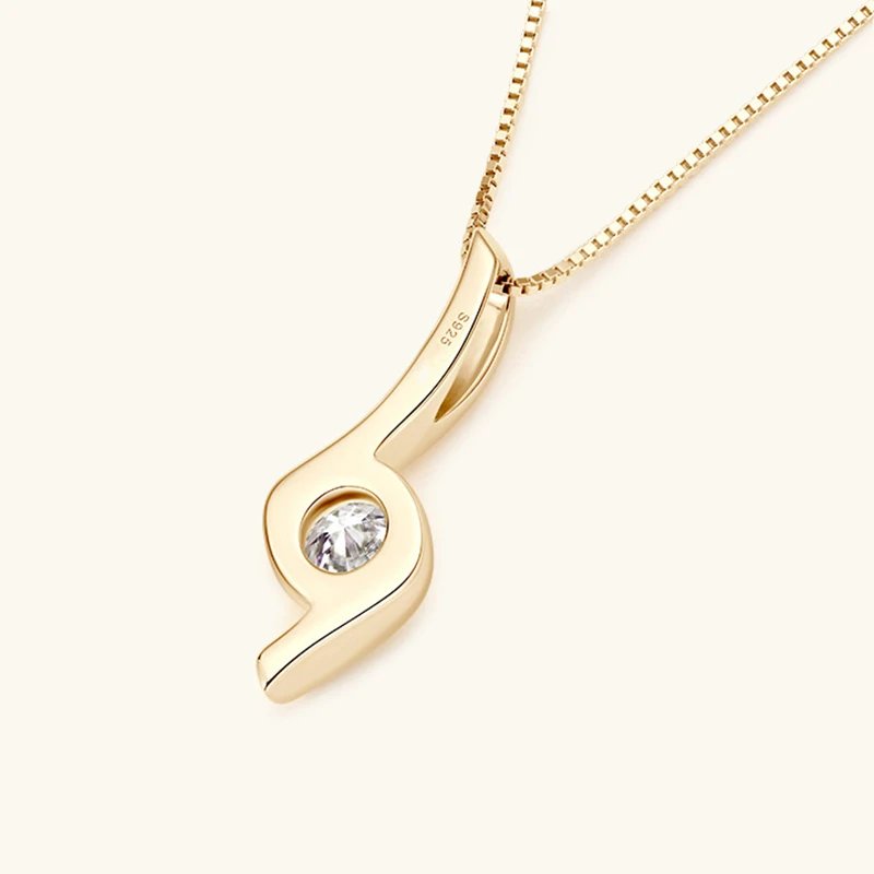 Gold Plated Silver 925 Real Moissanite Jewelry Set for Women 2.0ctw D Color Lab Diamond Stud Earrings Pendant Necklace Sets Gift Gold Plated Silver 925 Real Moissanite Jewelry Set for Women 2.0ctw D Color Lab Diamond Stud Earrings Pendant Necklace Sets Gift