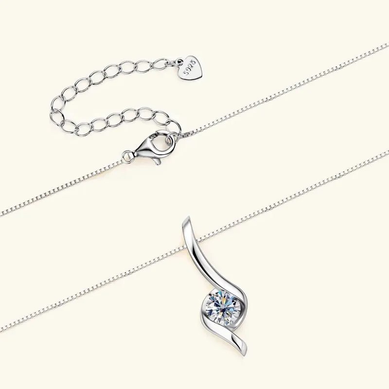 Gold Plated Silver 925 Real Moissanite Jewelry Set for Women 2.0ctw D Color Lab Diamond Stud Earrings Pendant Necklace Sets Gift Gold Plated Silver 925 Real Moissanite Jewelry Set for Women 2.0ctw D Color Lab Diamond Stud Earrings Pendant Necklace Sets Gift