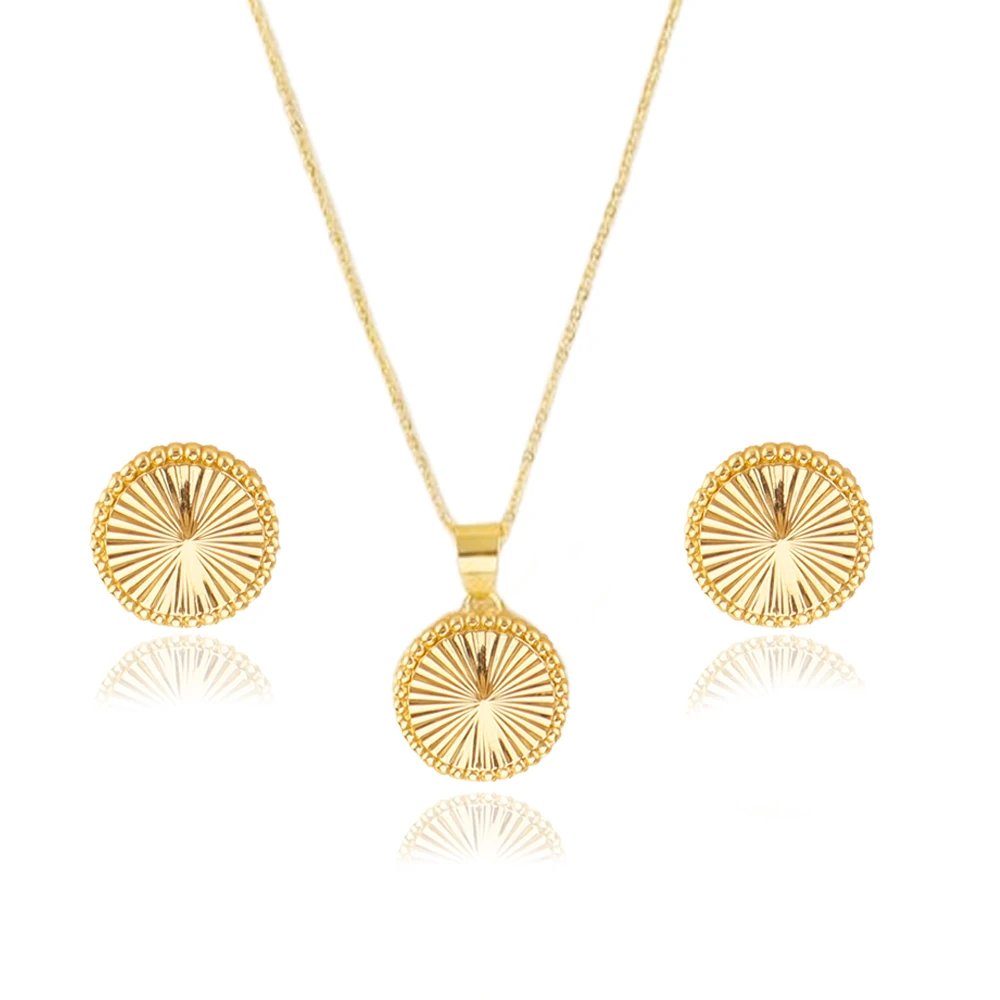 Stainless Steel Bohemian Style Jewelry Set Rotundity Necklace Earrings Set For Women Fashion Fine Chain Party Daily Jewelry Gift Stainless Steel Bohemian Style Jewelry Set Rotundity Necklace Earrings Set For Women Fashion Fine Chain Party Daily Jewelry Gift