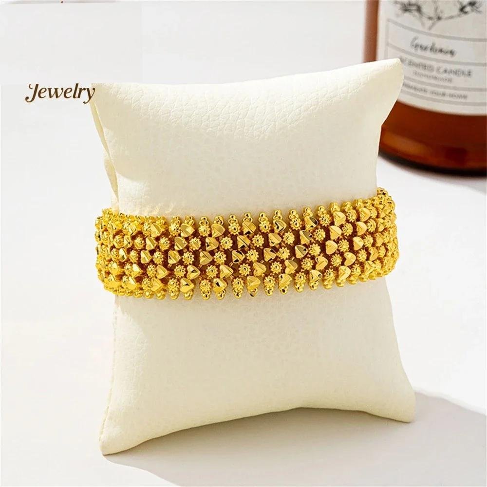 Sand Gold Streamer Beads Love Bracelet Luxury Quality Jewelry Best Selling Fashion Jewelry Charms Exquisite Elegant Popular Gift