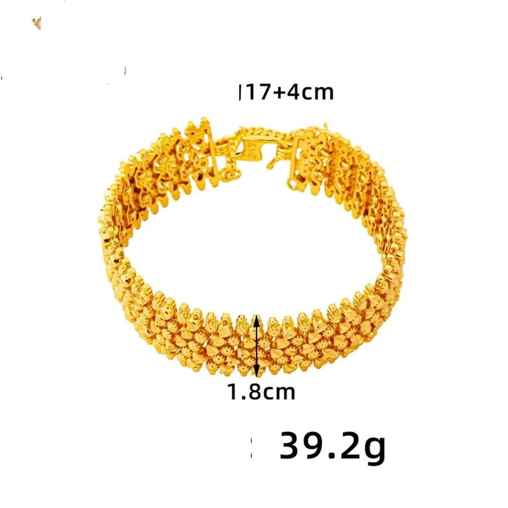 Sand Gold Streamer Beads Love Bracelet Luxury Quality Jewelry Best Selling Fashion Jewelry Charms Exquisite Elegant Popular Gift