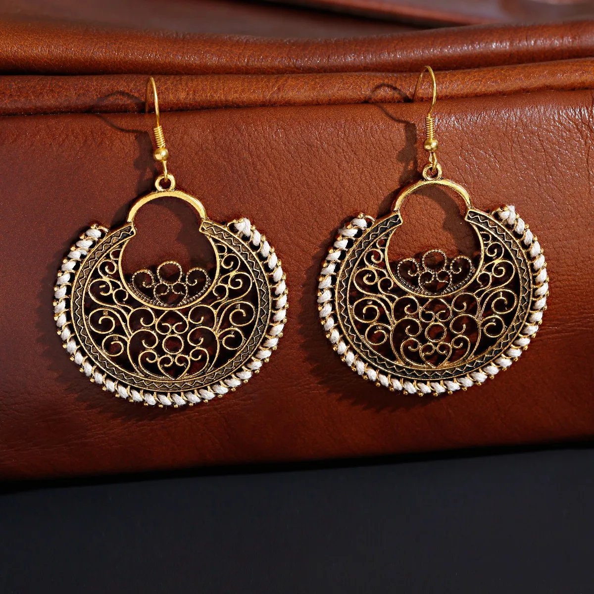Indian Jhumka Jewelry Vintage Bell Tassel Earring Boho Antique Ethnic Silver Plated Drop Earrings For Women - Image 6