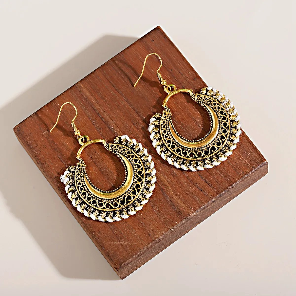 Indian Jhumka Jewelry Vintage Bell Tassel Earring Boho Antique Ethnic Silver Plated Drop Hanging Earrings For Women Pendientes Indian Jhumka Jewelry Vintage Bell Tassel Earring Boho Antique Ethnic Silver Plated Drop Hanging Earrings For Women Pendientes