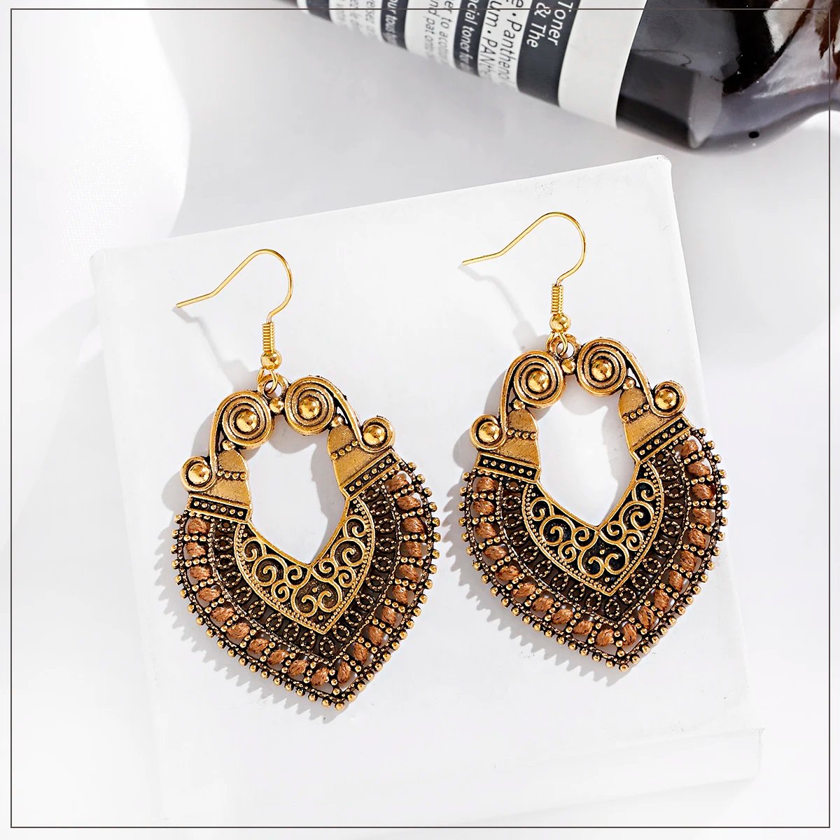 Indian Jhumka Jewelry Vintage Bell Tassel Earring Boho Antique Ethnic Silver Plated Drop Hanging Earrings For Women Pendientes Indian Jhumka Jewelry Vintage Bell Tassel Earring Boho Antique Ethnic Silver Plated Drop Hanging Earrings For Women Pendientes