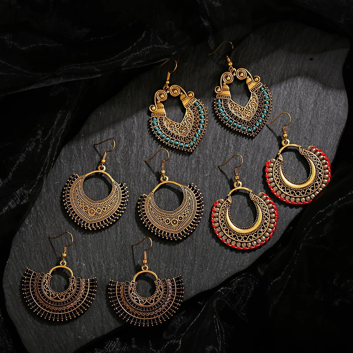 Indian Jhumka Jewelry Vintage Bell Tassel Earring Boho Antique Ethnic Silver Plated Drop Hanging Earrings For Women Pendientes Indian Jhumka Jewelry Vintage Bell Tassel Earring Boho Antique Ethnic Silver Plated Drop Hanging Earrings For Women Pendientes