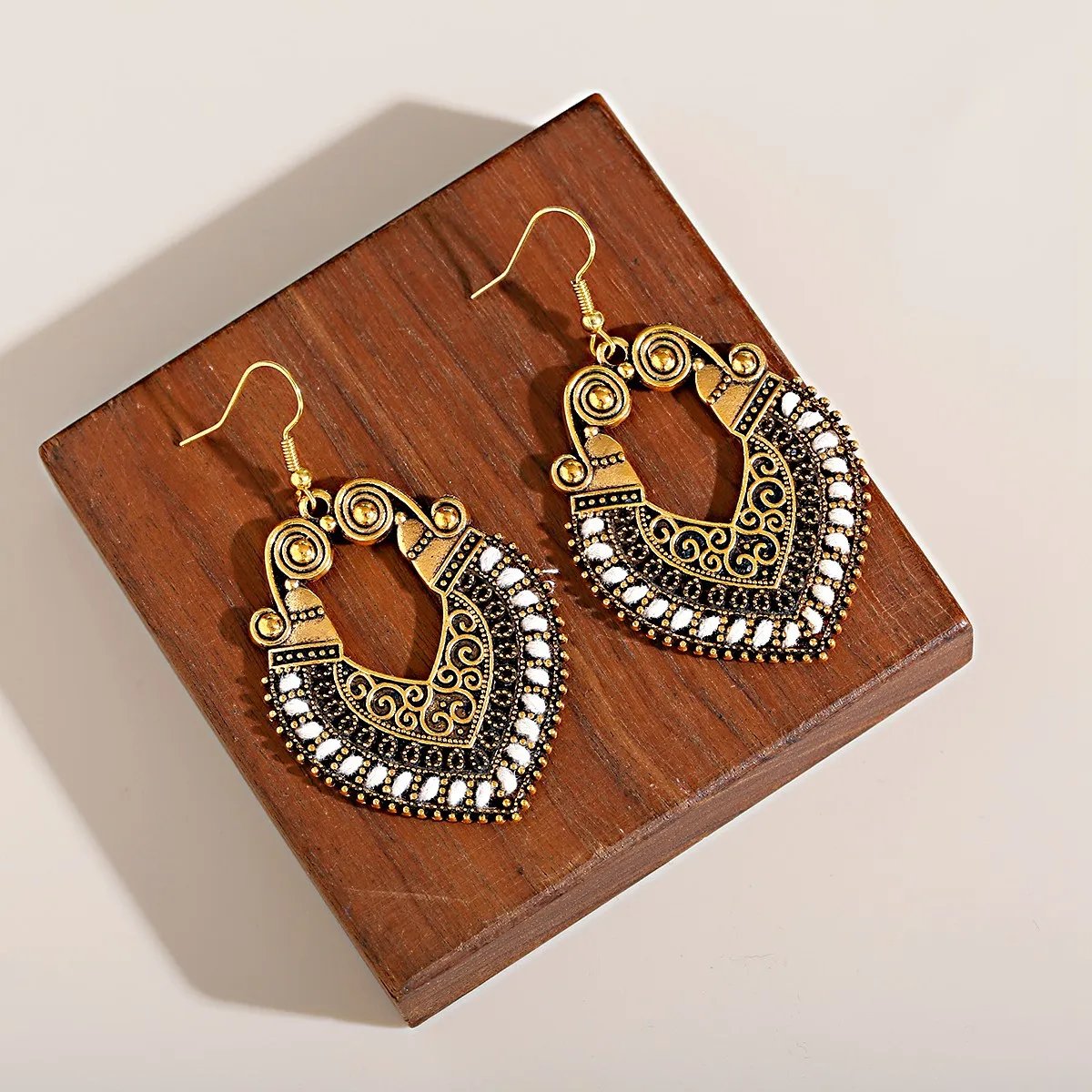 Indian Jhumka Jewelry Vintage Bell Tassel Earring Boho Antique Ethnic Silver Plated Drop Hanging Earrings For Women Pendientes Indian Jhumka Jewelry Vintage Bell Tassel Earring Boho Antique Ethnic Silver Plated Drop Hanging Earrings For Women Pendientes