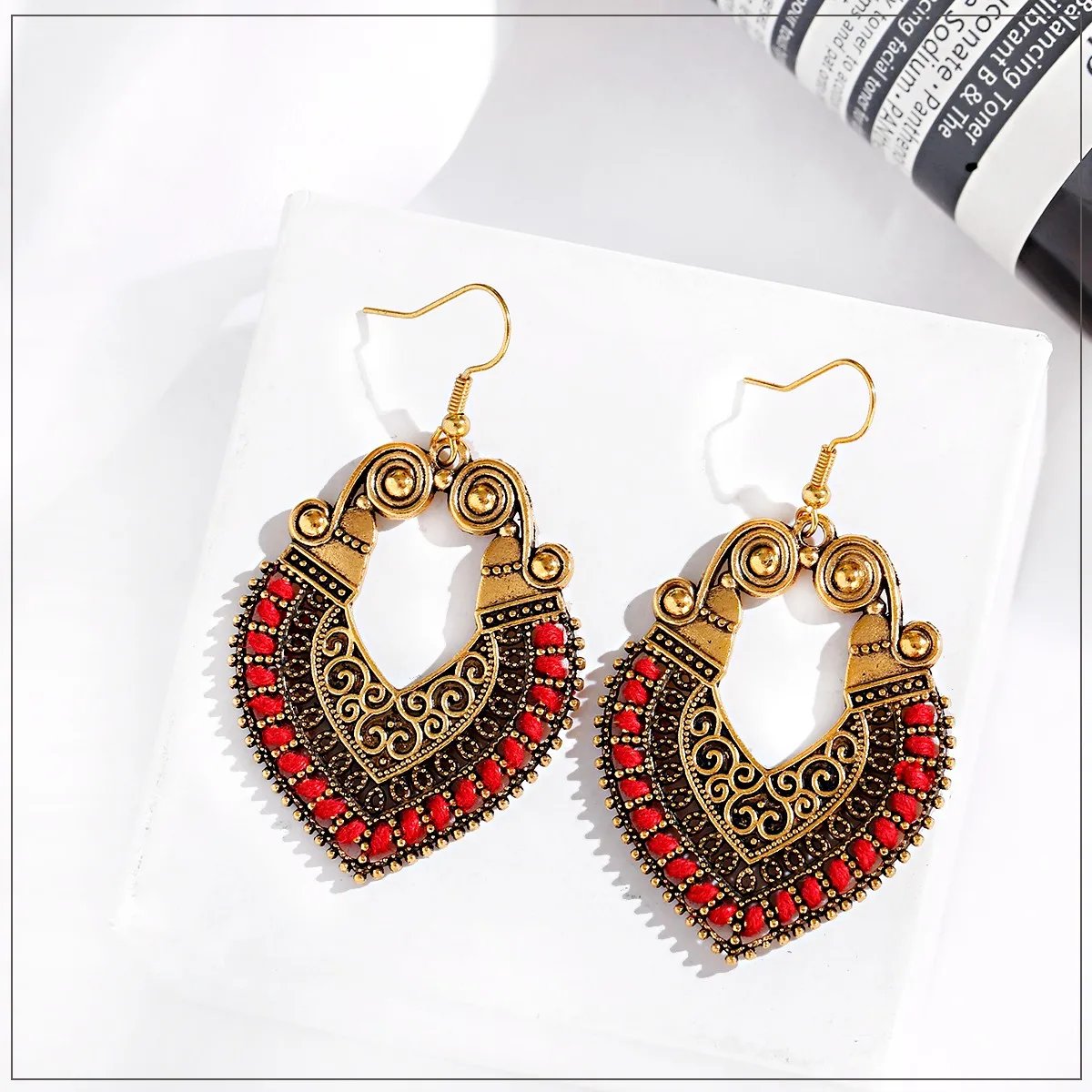Indian Jhumka Jewelry Vintage Bell Tassel Earring Boho Antique Ethnic Silver Plated Drop Hanging Earrings For Women Pendientes Indian Jhumka Jewelry Vintage Bell Tassel Earring Boho Antique Ethnic Silver Plated Drop Hanging Earrings For Women Pendientes