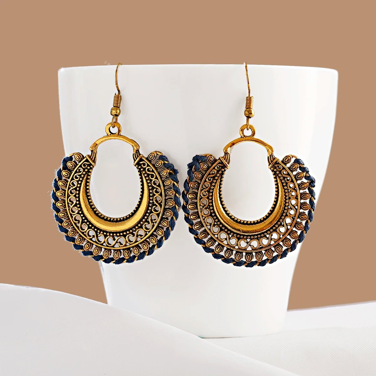 Indian Jhumka Jewelry Vintage Bell Tassel Earring Boho Antique Ethnic Silver Plated Drop Hanging Earrings For Women Pendientes Indian Jhumka Jewelry Vintage Bell Tassel Earring Boho Antique Ethnic Silver Plated Drop Hanging Earrings For Women Pendientes