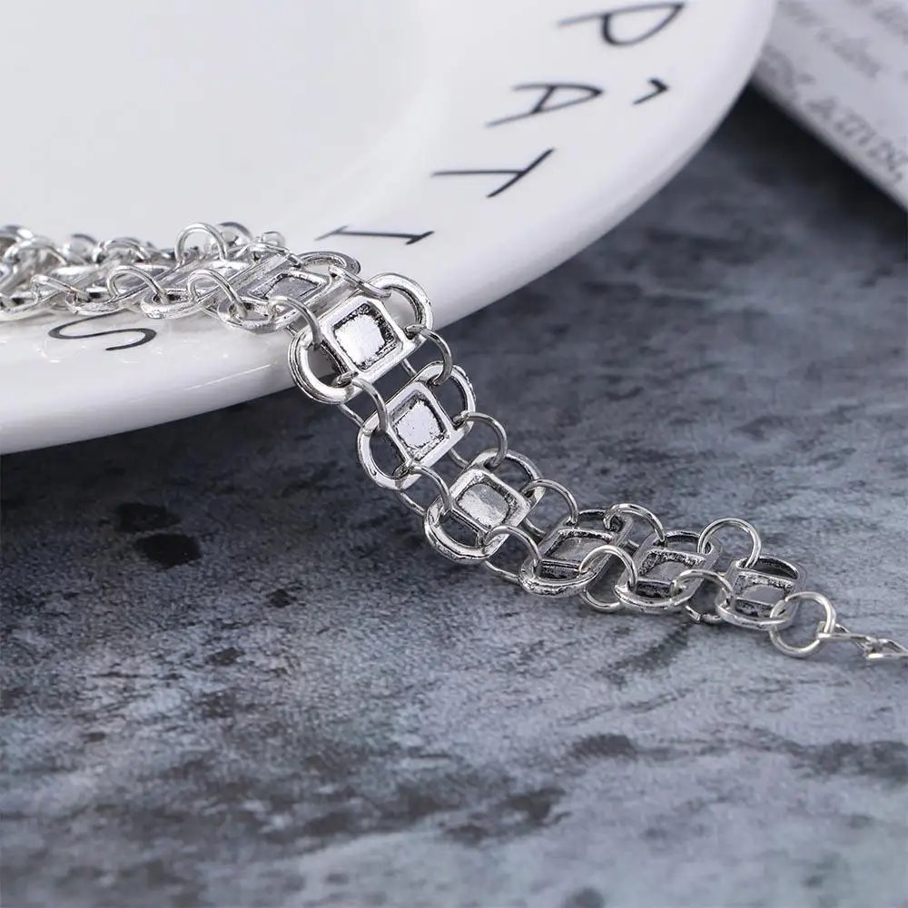 Punk Collar Gift Chunky Charm Fashion Women Statement Alloy Chain Pendant Jewelry Necklace Punk Collar Gift Chunky Charm Fashion Women Statement Alloy Chain Pendant Jewelry Necklace