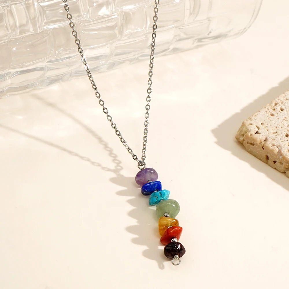 1pc/4pcs Vintage Bohemian Style Colorful Natural Stone Bracelet Necklace Earrings Suitable for Girls' Birthday Gifts 1pc/4pcs Vintage Bohemian Style Colorful Natural Stone Bracelet Necklace Earrings Suitable for Girls' Birthday Gifts