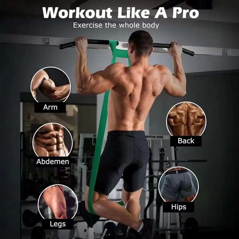 1 Pc Fitness Resistance Band Tough Latex Elastic Exercise Strength Pull-Ups Auxiliary Band Strengthening Train Fitness Equipment 1 Pc Fitness Resistance Band Tough Latex Elastic Exercise Strength Pull-Ups Auxiliary Band Strengthening Train Fitness Equipment