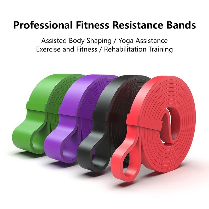 1 Pc Fitness Resistance Band Tough Latex Elastic Exercise Strength Pull-Ups Auxiliary Band Strengthening Train Fitness Equipment 1 Pc Fitness Resistance Band Tough Latex Elastic Exercise Strength Pull-Ups Auxiliary Band Strengthening Train Fitness Equipment